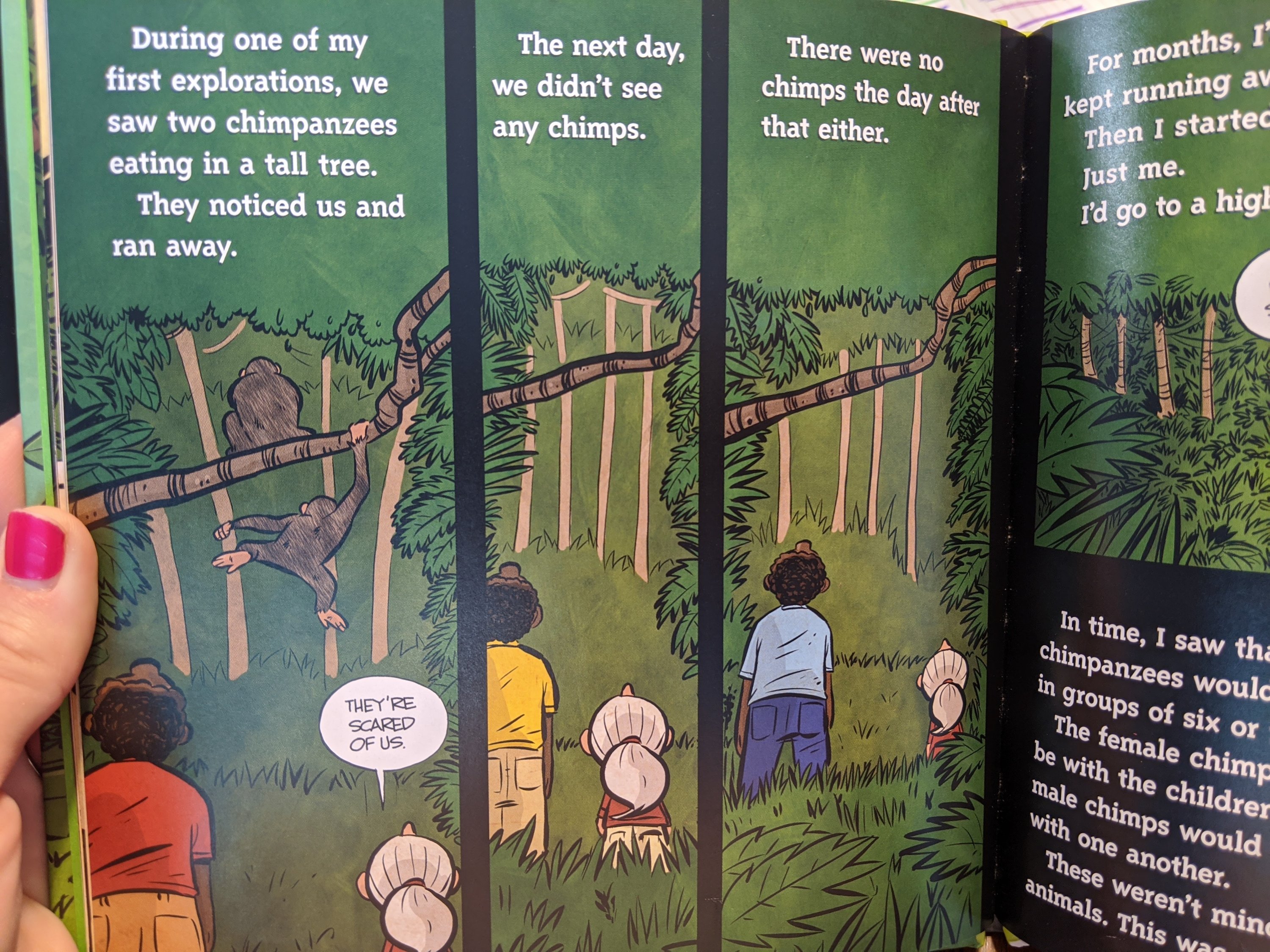 Jane Goodall's first exploration from the Ordinary People Change the World Book Series.