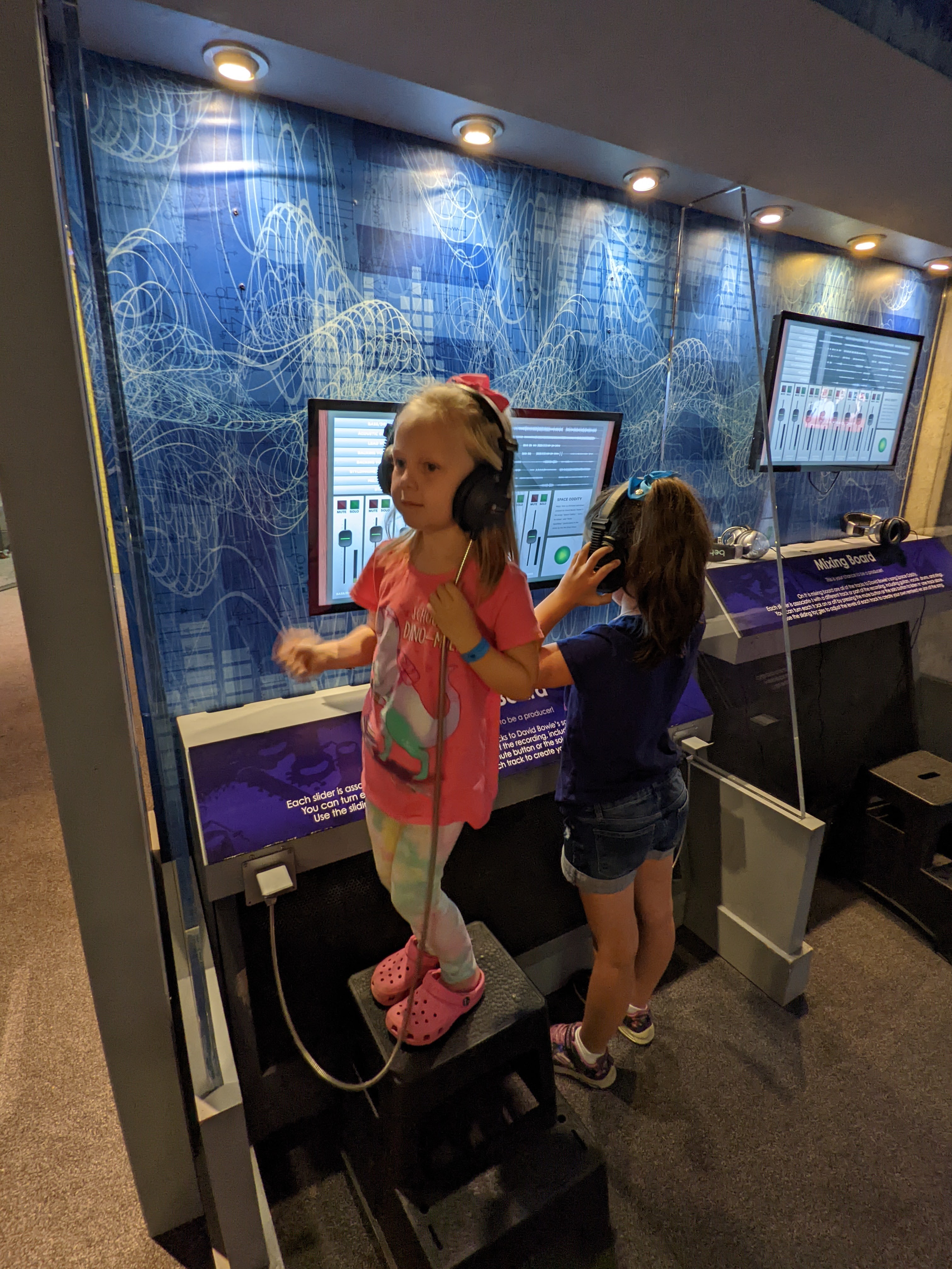 The girls were able to learn about tone, pitch, etc. and test out each of those components for a true hands on experience!